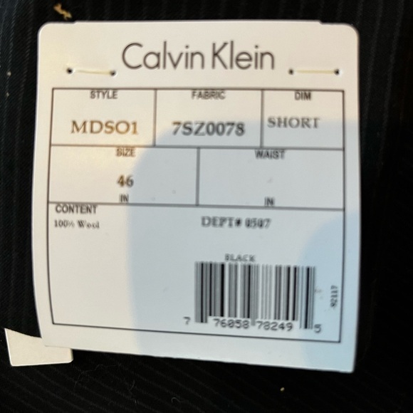 NWT Calvin Klein suit coat - Picture 2 of 4